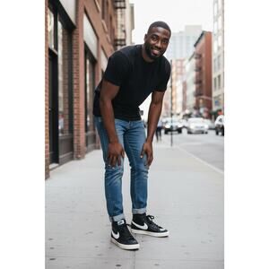 Nike Blazer Mid 77 Vintage Black Sail BQ6806-002 Mens New Size 7.5